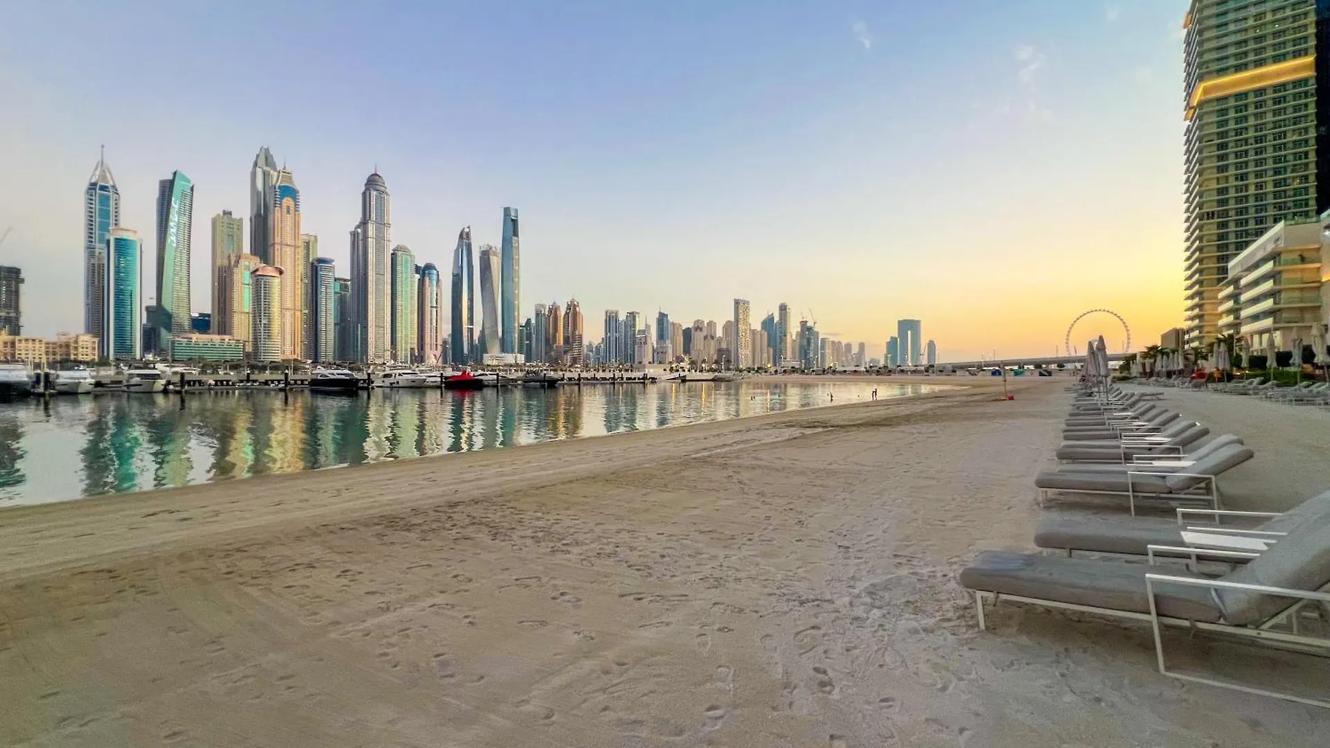 Апартаменты Private Beach Resort - 2 Bedroom Full Palm View Дубай